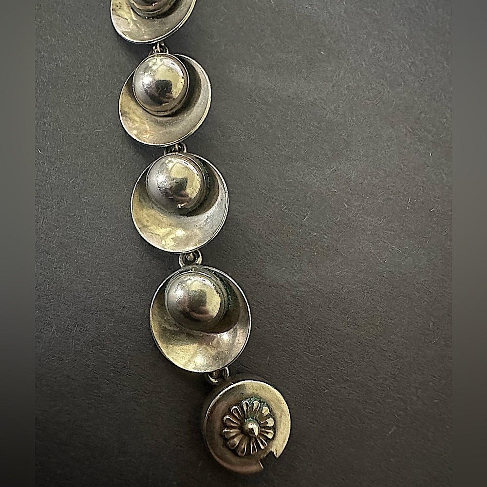 N.E From Danish Modern Vintage Silver Bracelet